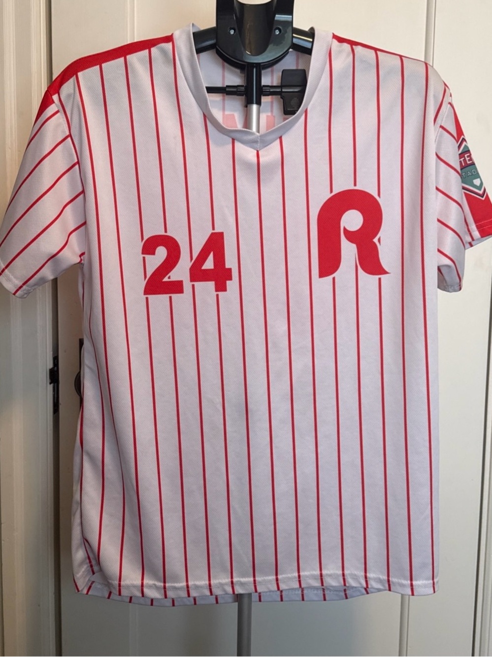 Mike Schmidt Reading Phillies #24 Promo Jersey Giveaway FirstEnergy Stadium L